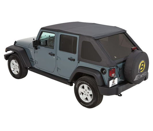 07-18 WRANGLER JK 4 DOOR UNLTD REPLACE-A-TOP FOR TREKTOP HDWE;TINTED;NO DOOR SKINS INC;BLK DIAMOND