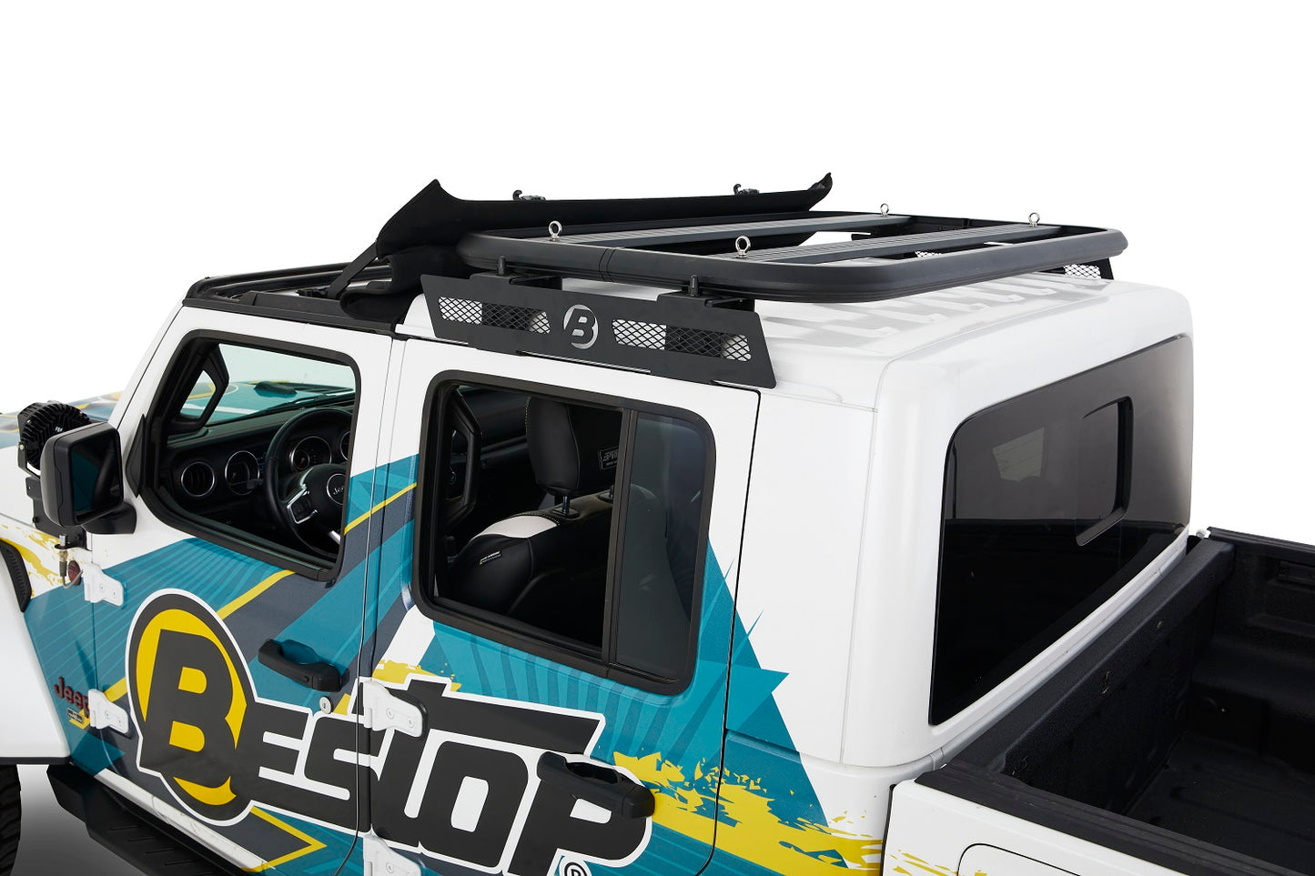 Hardtop Roof Rack - 20-22 Gladiator / 18-22 Wrangler JL 2-Door (Black)