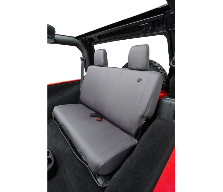 08-12 WRANGLER UNLIMITED SEAT COVER, REAR CHARCOAL