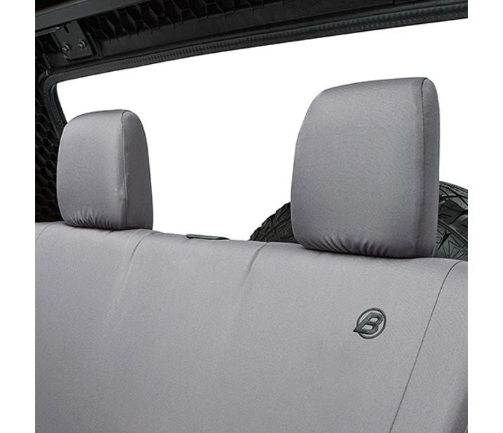 08-12 WRANGLER UNLIMITED SEAT COVER, REAR CHARCOAL