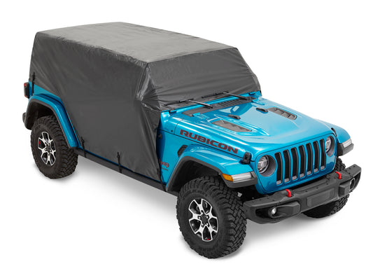 07-18 JEEP WRANGLER JK; 18-C WRANGLER JL 4-DR;HARD TOP OR SOFT TOP BLACK ALL WEATHER TRAIL COVER