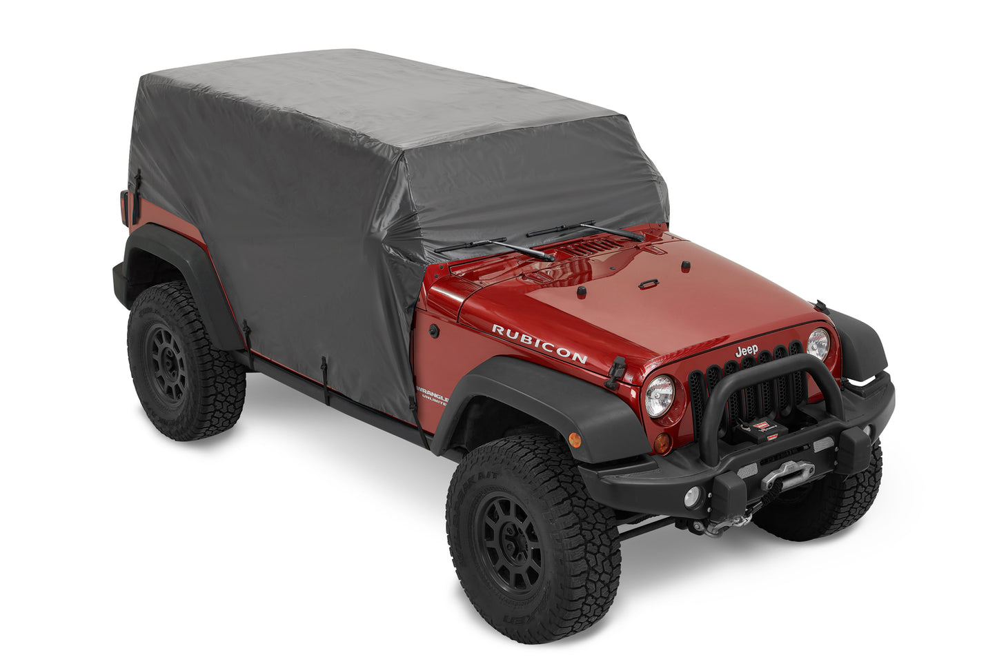 07-18 JEEP WRANGLER JK; 18-C WRANGLER JL 4-DR;HARD TOP OR SOFT TOP BLACK ALL WEATHER TRAIL COVER