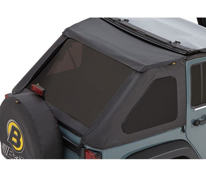 07-17 WRANGLER 4DR UNLIMITED WINDOW KIT, TINTED FOR TREKTOP NX-BLACK DIAMOND