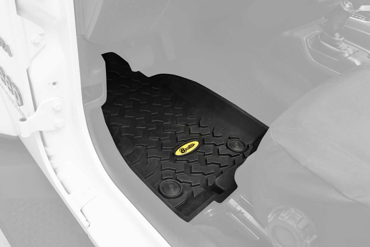 18-C JEEP WRANGLER JL; 20-C GLADIATOR FLOOR MATS; FRONT; BLACK