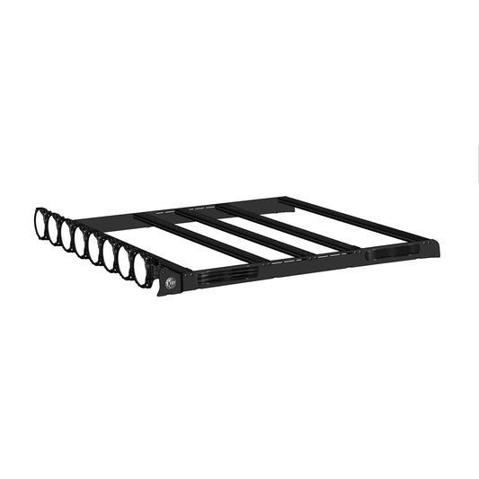 M-RACK KIT - 50  Pro6 Light Bar Roof Rack - Side Blackout Plates - for 07-18 Jeep JK Unlimited