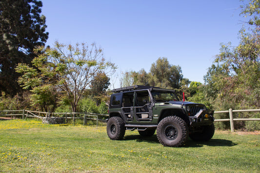 2007-2018 JEEP WRANGLER JKU TRAILLINE REAR DOOR REPLACEMENT   BLACK