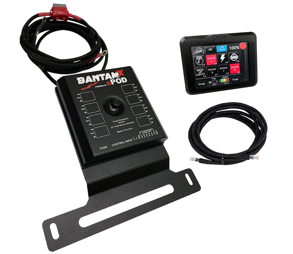 BantamX Touchscreen for 18-Present Jeep JL and 20-Present Jeep Gladiator JT sPOD