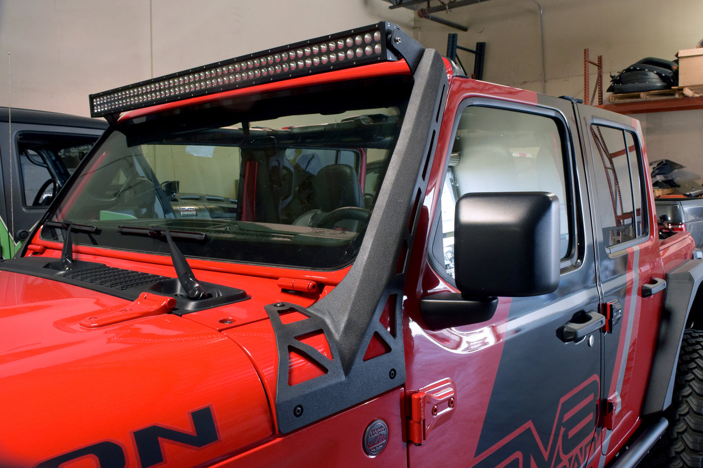 JEEP JL OVER WINDSHIELD LIGHT BAR BRACKET 18-PRESENT WRANGLER JL