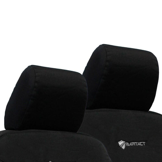 Jeep Wrangler JK 2007-10 4 Dr Bench Headrest covers (pair) Black