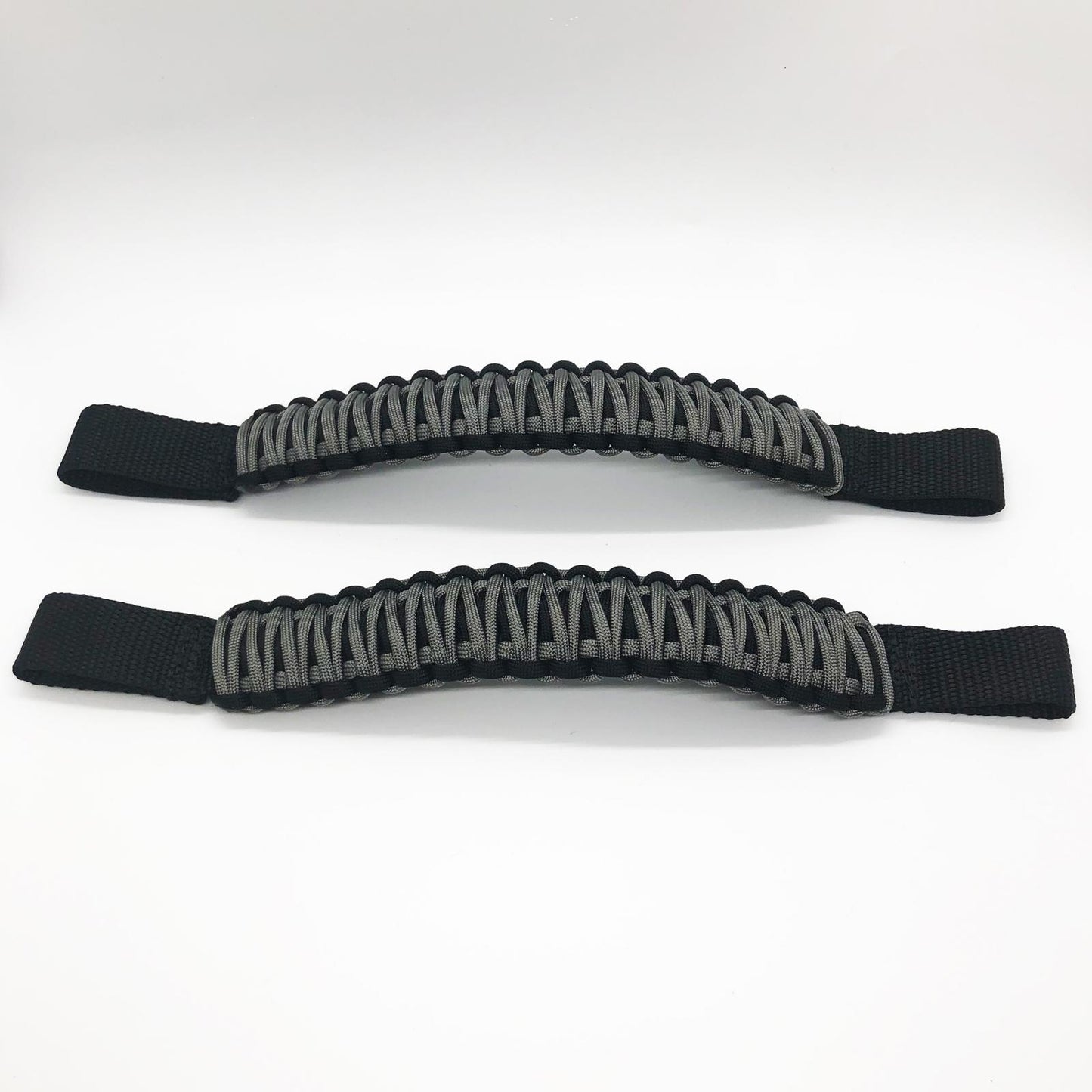 Bartact Paracord Grab Handle - Headrest - (Sold as Pair) - Black/Graphite