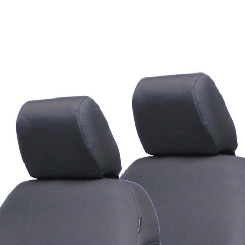 Jeep Wrangler JK 2007-10 Front Headrest covers (pair) Graphite