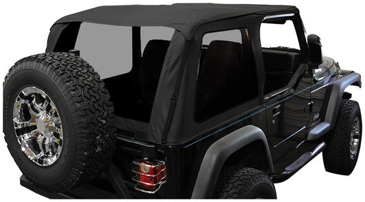 RT Off-Road Jeep Bowless Soft Top - Black