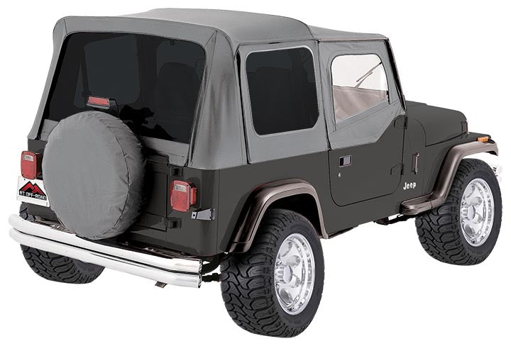 COMPLETE SOFT TOP, GREY DENIM (TINTED WINDOWS)