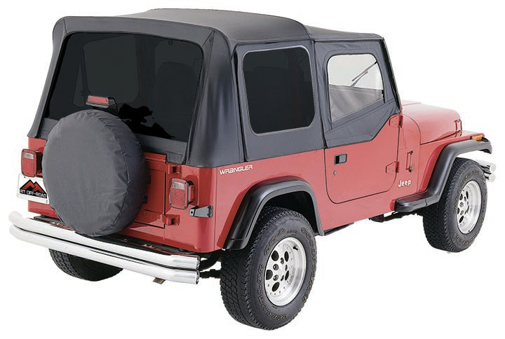 RT Off-Road Jeep Replacement Soft Top - Black