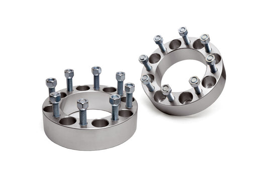 2 Inch Wheel Spacers Pair Aluminum 12-14 Ram 2500/3500 Silverado/Sierra 2500 HD/3500 HD Rough Country