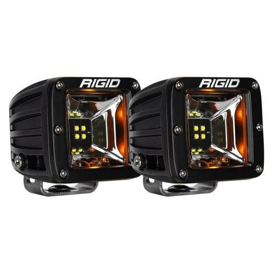 RIGID Industries 68204 RIGID Radiance Scene Light W/Amber Backlight, Surface Mount, Black Housing, Pair