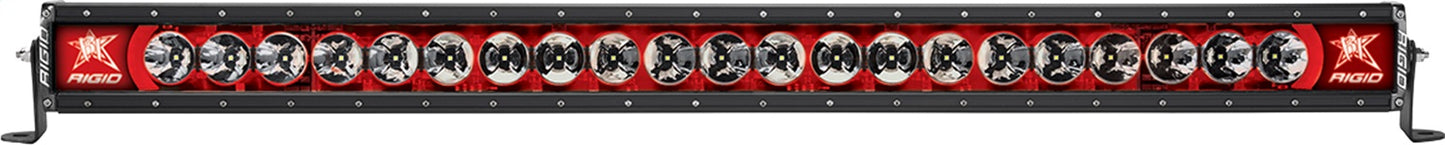 RIGID Industries 240023 RIGID Radiance Plus LED Light Bar, Broad-Spot Optic, 40 Inch With Red Backlight