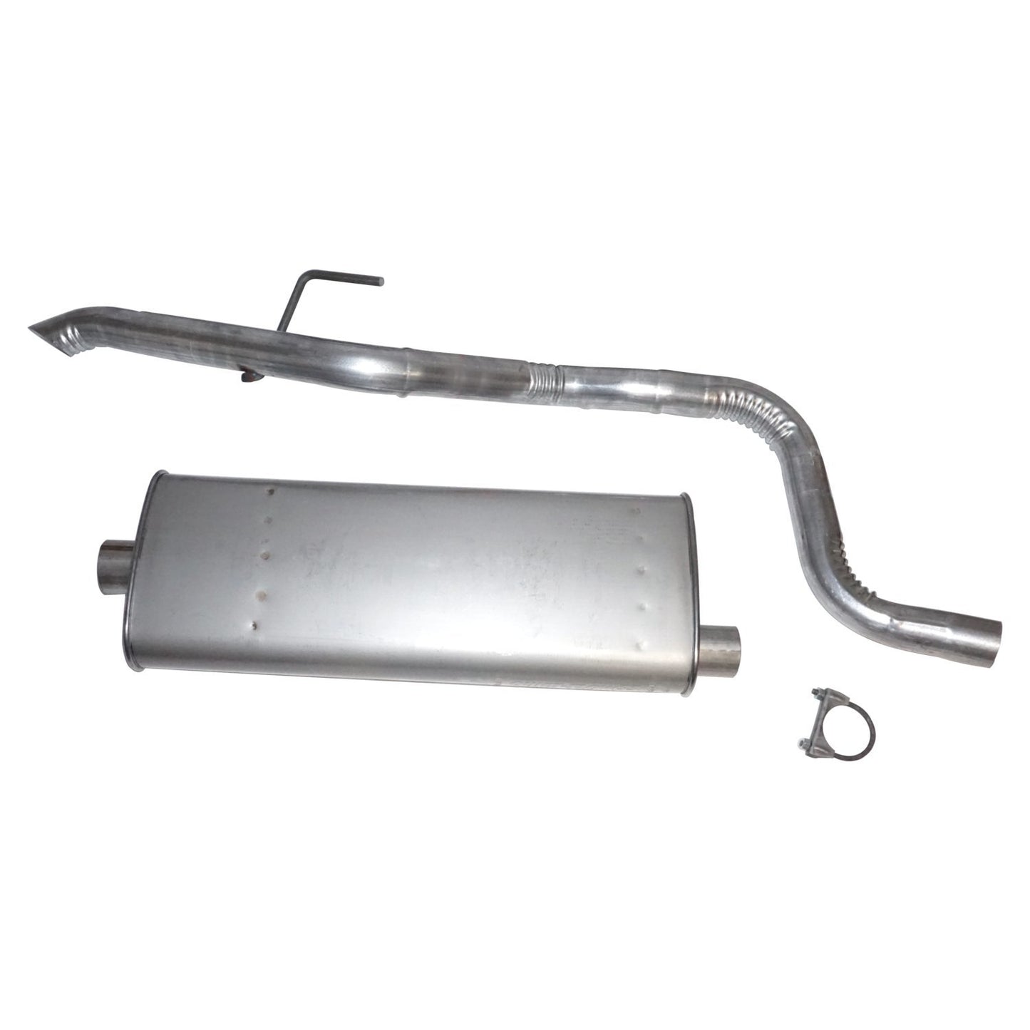 Crown Jeep Muffler and Tailpipe - Unpainted