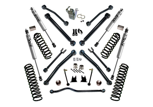 Superlift K996F 4" Lift Kit - 07-18 Wrangler JK - 2-door - w/ Reflex Ctrl Arms & FOX Shocks