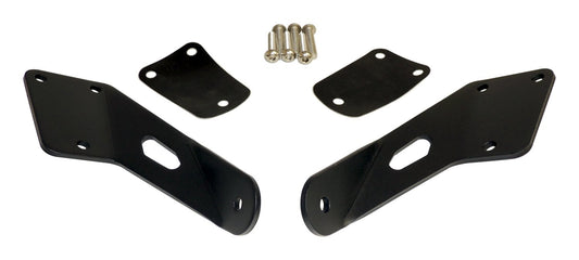 RT Off-Road Jeep LED Light Bar Hood Bracket Set - Black