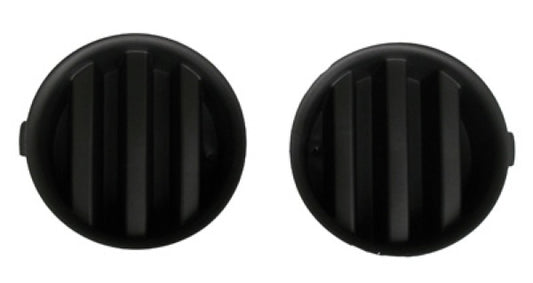 Fog Light Inserts; 06-10 Jeep Commander XK