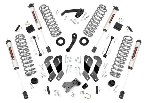 3.5in Jeep Suspension Lift Kit w/ V2 Shocks, Control Arm Drop (07-18 Wrangler JK)