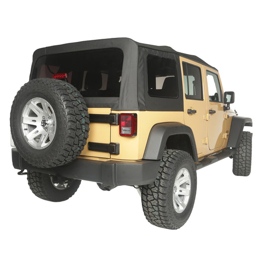 Rugged Ridge 13742.35 Soft Top, Black Diamond, Vinyl; 10-18 Jeep Wrangler JKU