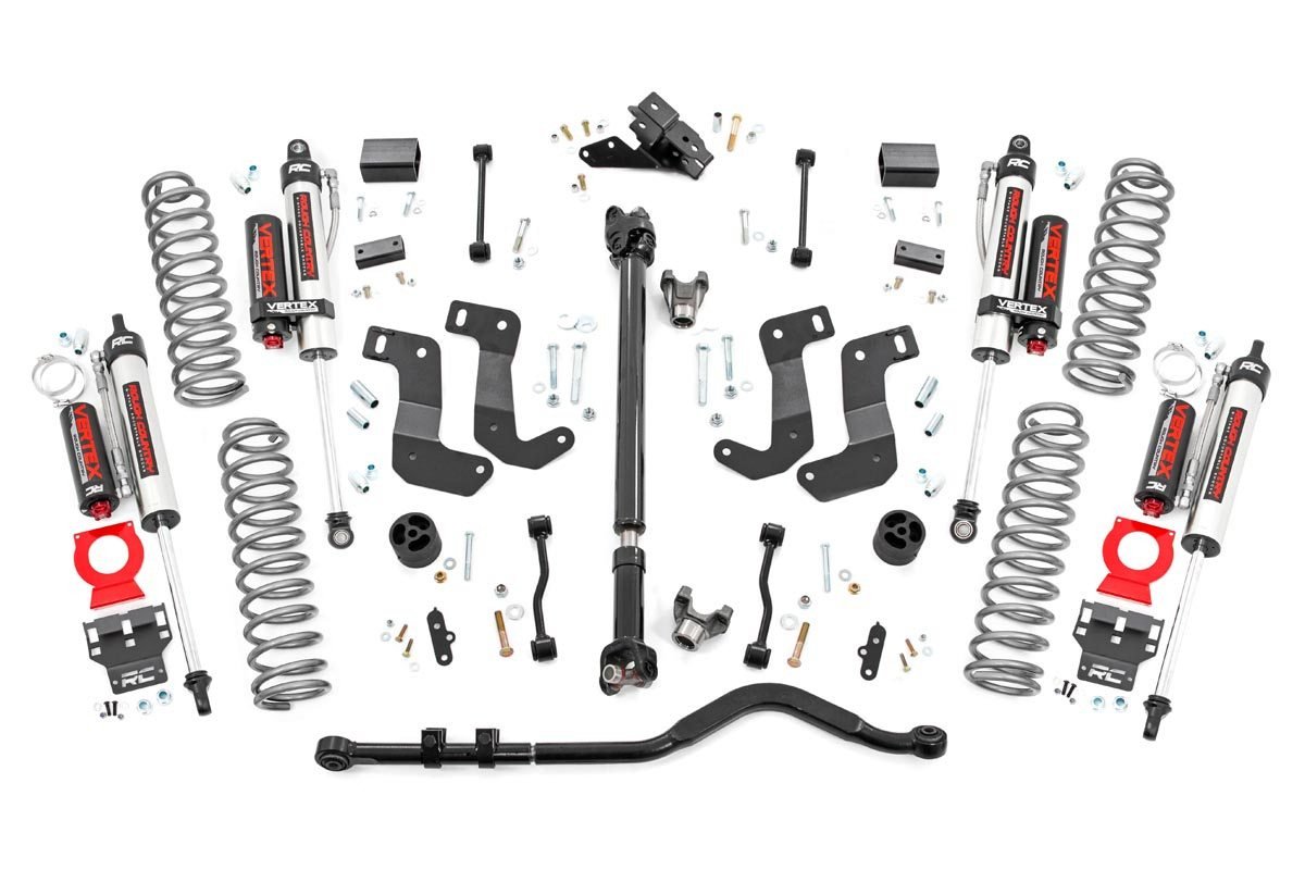 3.5in Jeep Suspension Lift Kit, Stage 2, Coils & Control Arm Drop (18-20 Wrangler JL Rubicon - 2 Door)