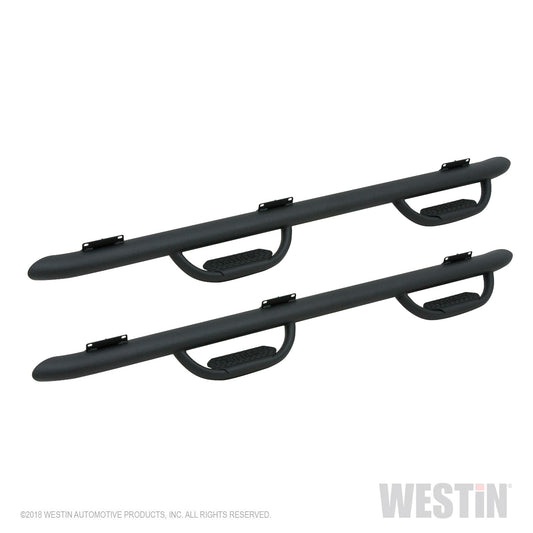 18-C WRANGLER JL UNLIMITED 4DR GENX OVAL DROP NERF STEP BARS TEXTURED BLACK