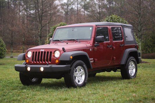 4-PIECE REPLACEMENT FENDER FLARE KIT, 07-14 JEEP WRANGLER (JK)