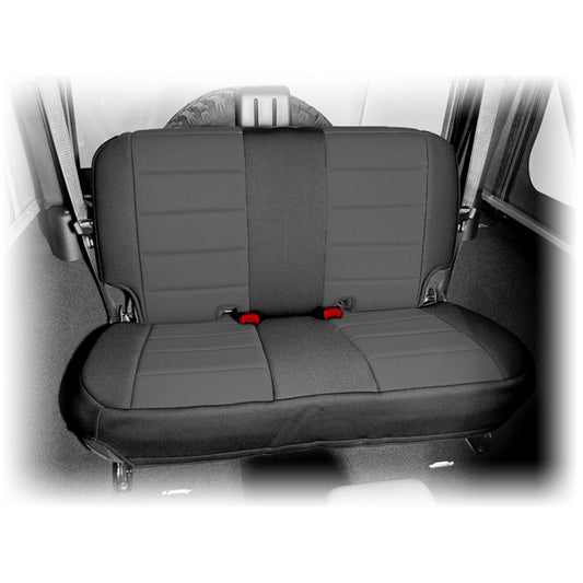 Neoprene Rear Seat Cover, Black; 07-16 Jeep Wrangler JK