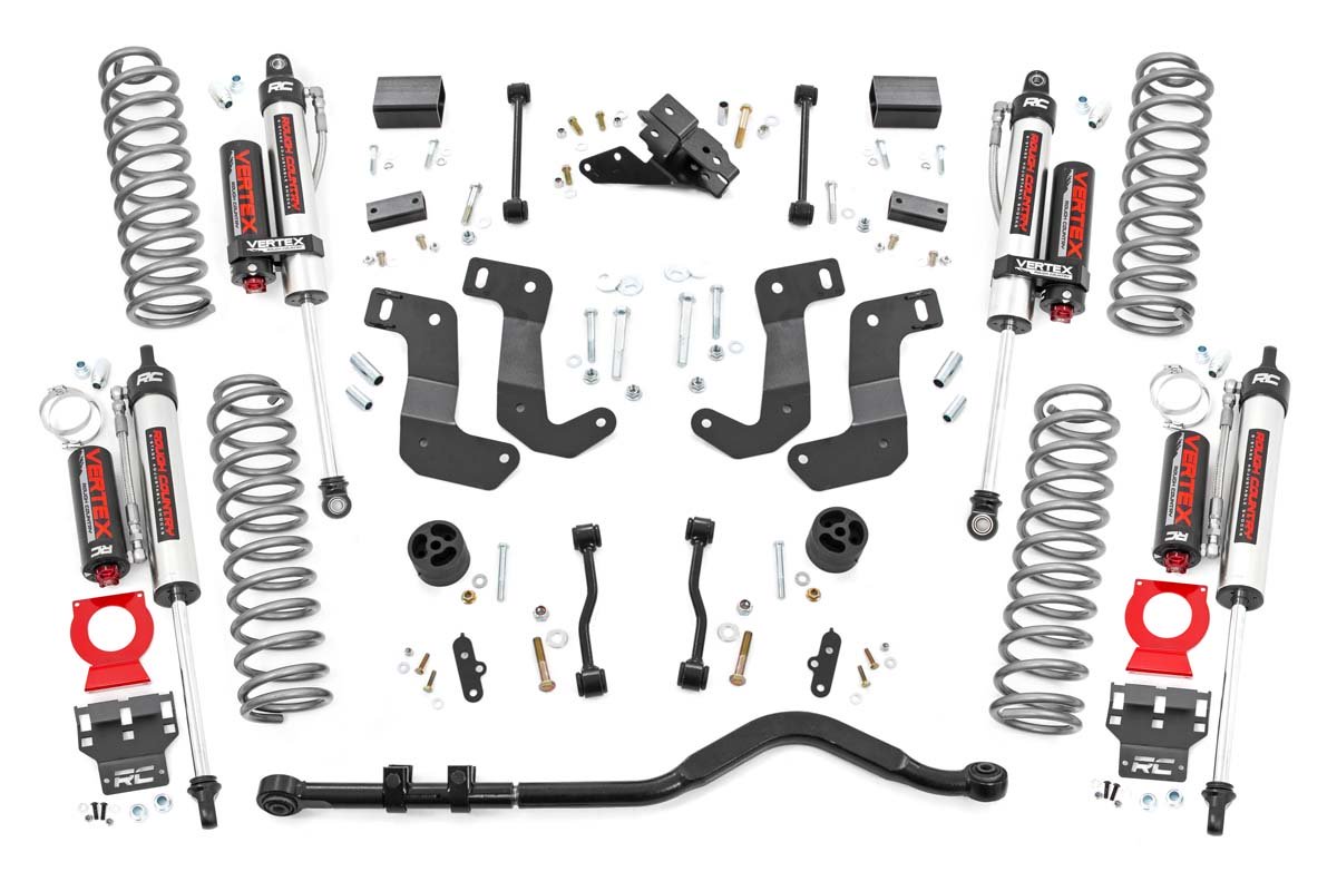 3.5in Jeep Suspension Lift Kit, Control Arm Drop & Vertex Shocks (18-20 Wrangler JL)