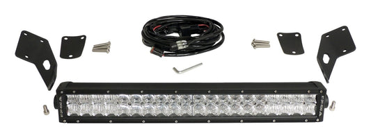 RT Off-Road - Steel Black LED Light Bar & Hood Bracket Kit