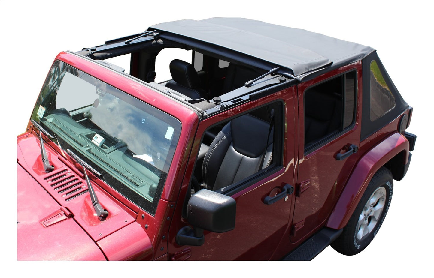 RT Off-Road Jeep Bowless Soft Top - Black