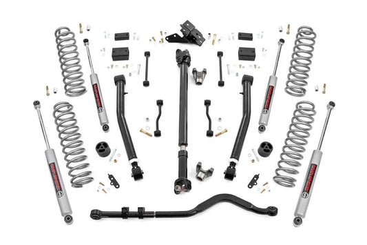 3.5in Jeep Suspension Lift Kit, Stage 2 Coils & Adj. Control Arms (18-20 Wrangler JL Rubicon)