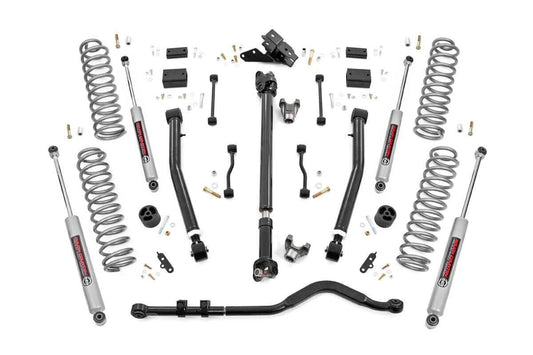 3.5in Jeep Suspension Lift Kit, Stage 2 Coils & Adj. Control Arms (18-20 Wrangler JL - 2 Door)