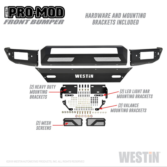 Westin 58-41005 Pro-Mod Front Bumper