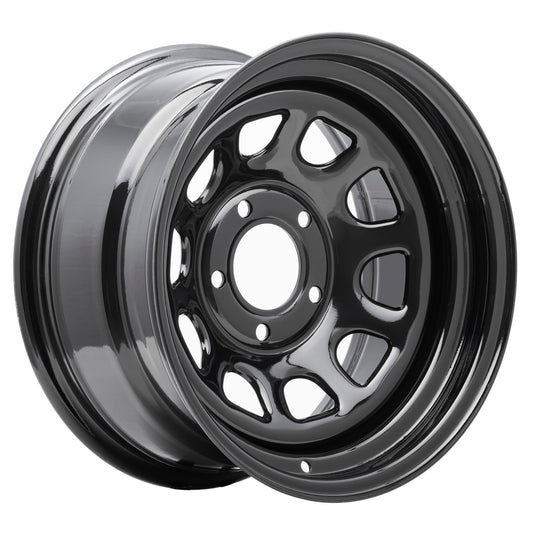 Pro Comp Steel Wheels 51-5865 Series 51 Gloss Black 15x8 5x4.5 3.75BS Offset -19mm Cap P/N 1330018