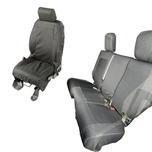 Elite Ballistic Seat Cover Set, 4 Door; 07-10 Jeep Wrangler JKU