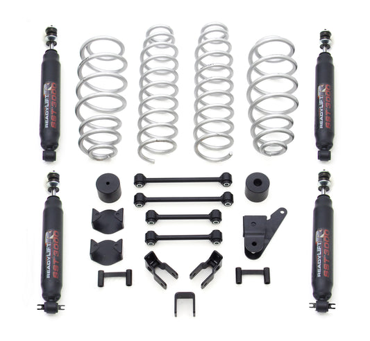 4IN SST COIL SPRING LIFT KIT W/SST3000 SHOCKS 07-18 JEEP JK 4WD