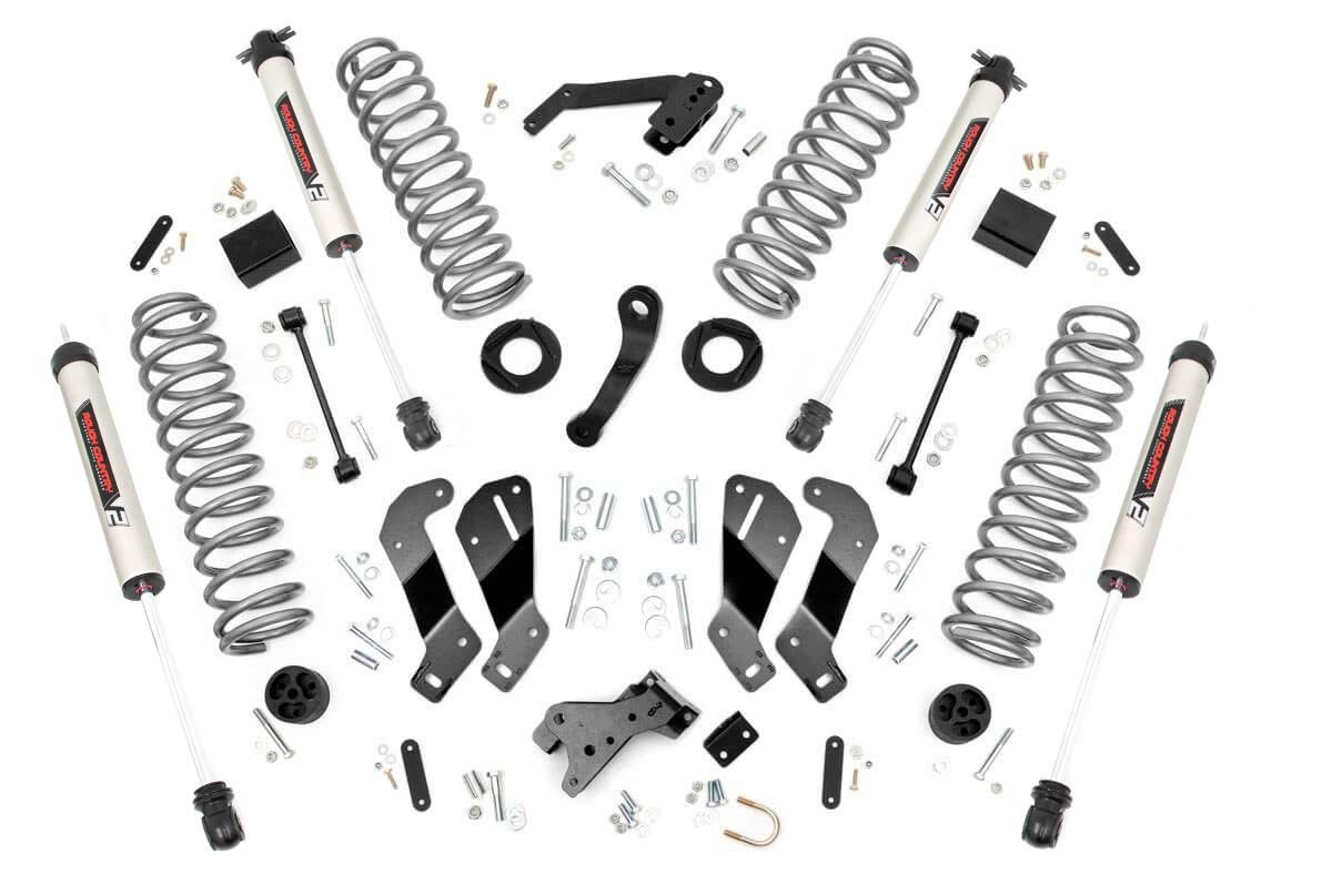 3.5in Jeep Suspension Lift Kit w/ V2 Shocks, Control Arm Drop (07-18 Wrangler JK Unlimited)