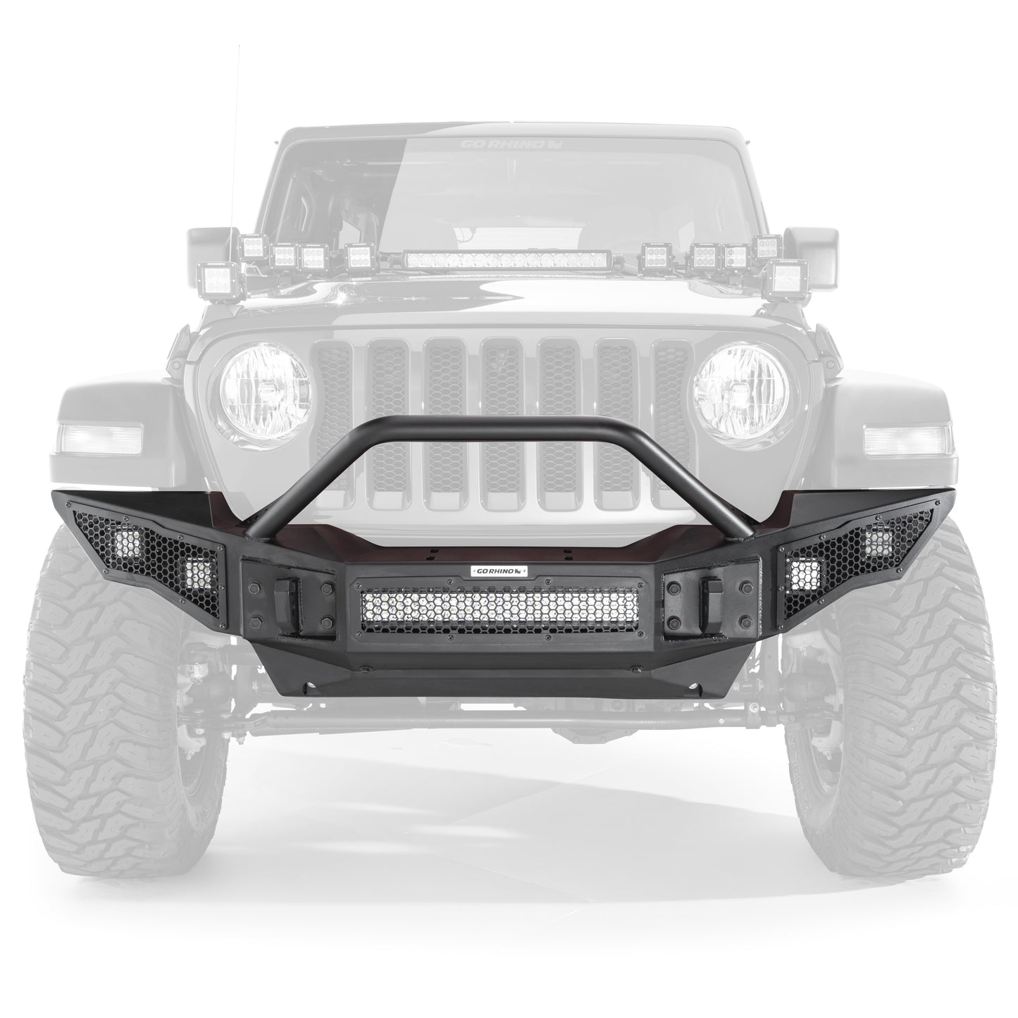 18-C WRANGLER JL/WRANGLER JLU REPLACEMENTS ROCKLINE FULL WIDTH BUMPER W/O IMPROVED