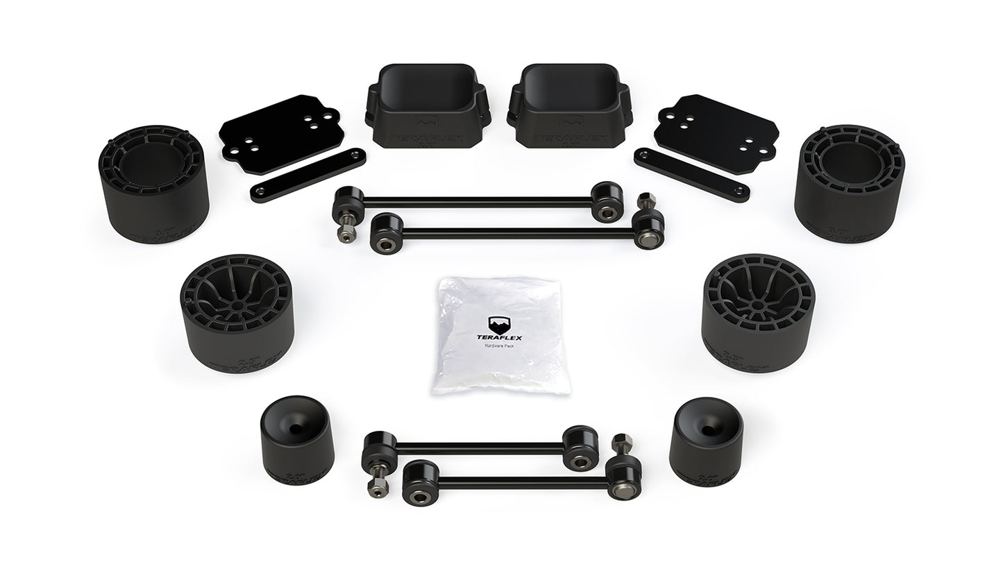 JLU 4-DR  2.5IN SPACER LIFT KIT - NO SHOCKS OR SHOCK EXTENSIONS