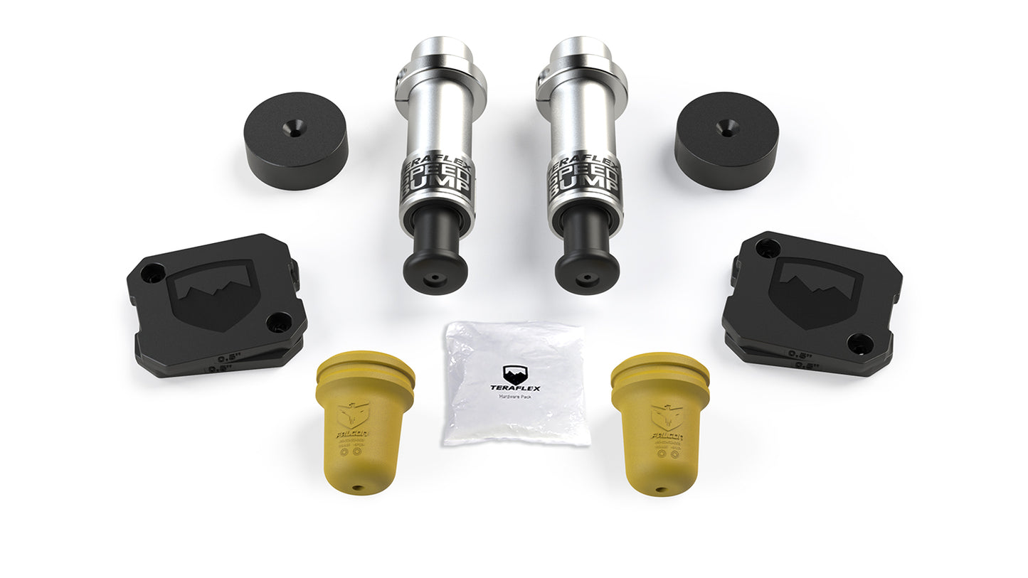 JT 2IN-STROKE SPEEDBUMP & PROGRESSIVE BUMP STOP KIT (2.5-3.5IN LIFT) – ALL 4