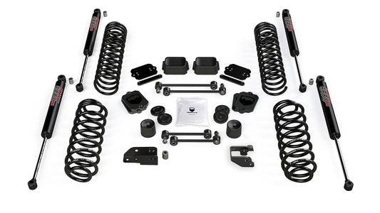 JL 2dr: 3.5FT Coil SprFTg Base Lift Kit AND 9550 VSS TwFT-Tube Shocks