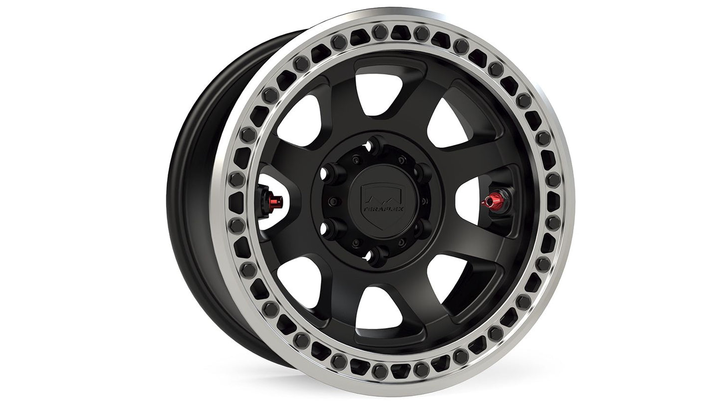 OLYMPUS BEADLOCK OFF-ROAD WHEEL-6X139MM-25MM-METALLIC BLACK