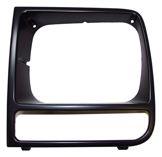 LEFT HEADLAMP BEZEL (BLACK/BLACK)