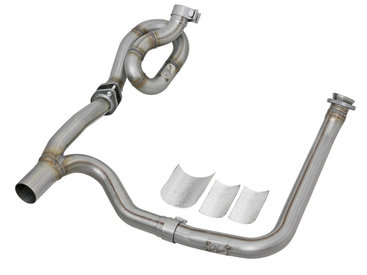 Twisted Steel 409 Stainless Steel Loop-Relocation and Y-Pipe Performance Package Jeep Wrangler (JK) 12-18 V6-3.6L