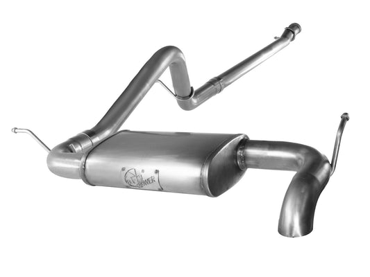 MACH Force-Xp 2-1/2 IN 409 Stainless Steel Cat-Back Hi-Tuck Exhaust System Jeep Wrangler (JK) 12-18 V6-3.6L