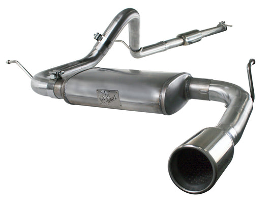 MACH Force-Xp 2-1/2in 409 Stainless Steel Cat-Back Exhaust System Jeep Wrangler (JK) 07-11 V6-3.8L
